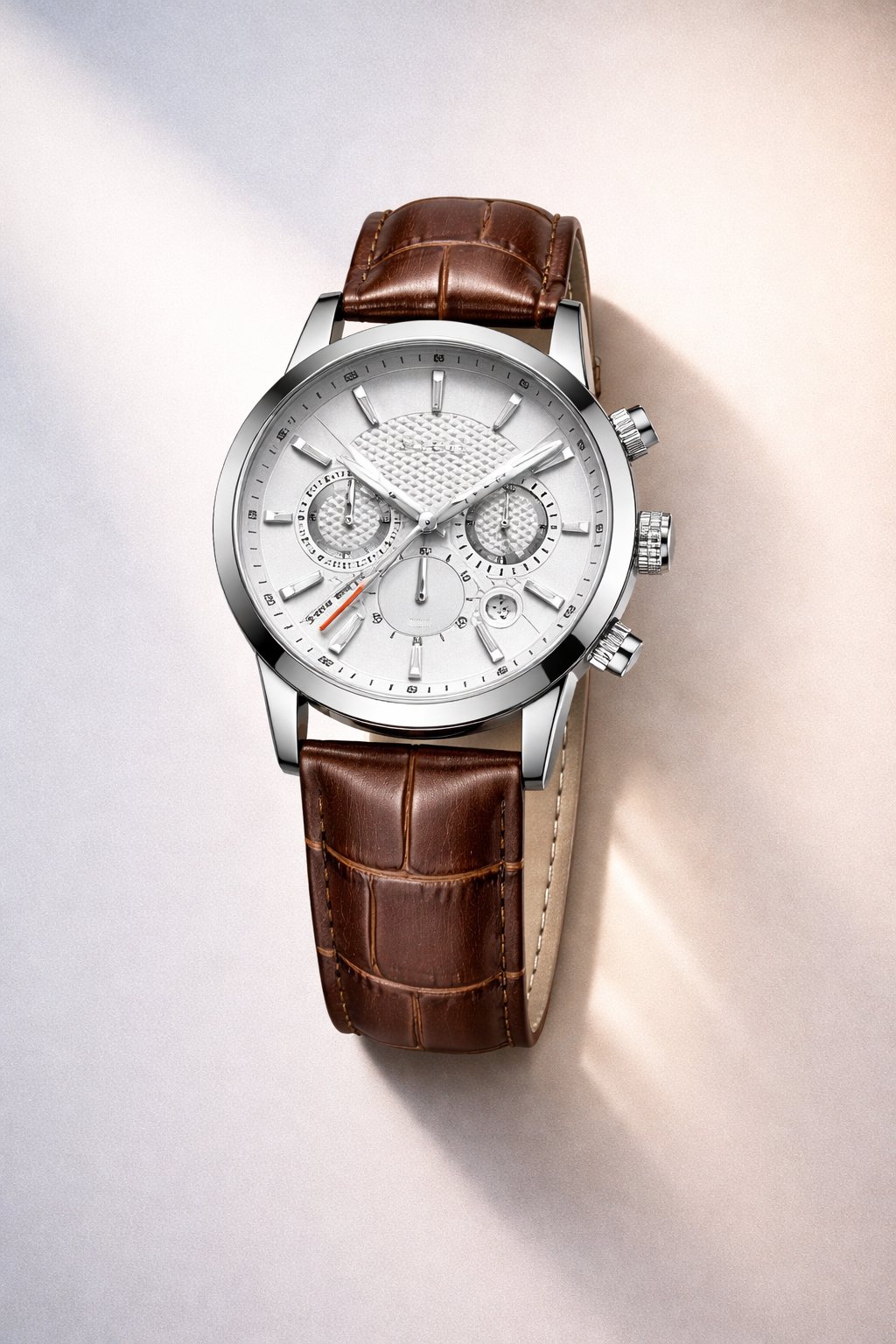 Own Your Presence With This Men’s Luxury Business Chronograph Leather Watch Exclusive Piece