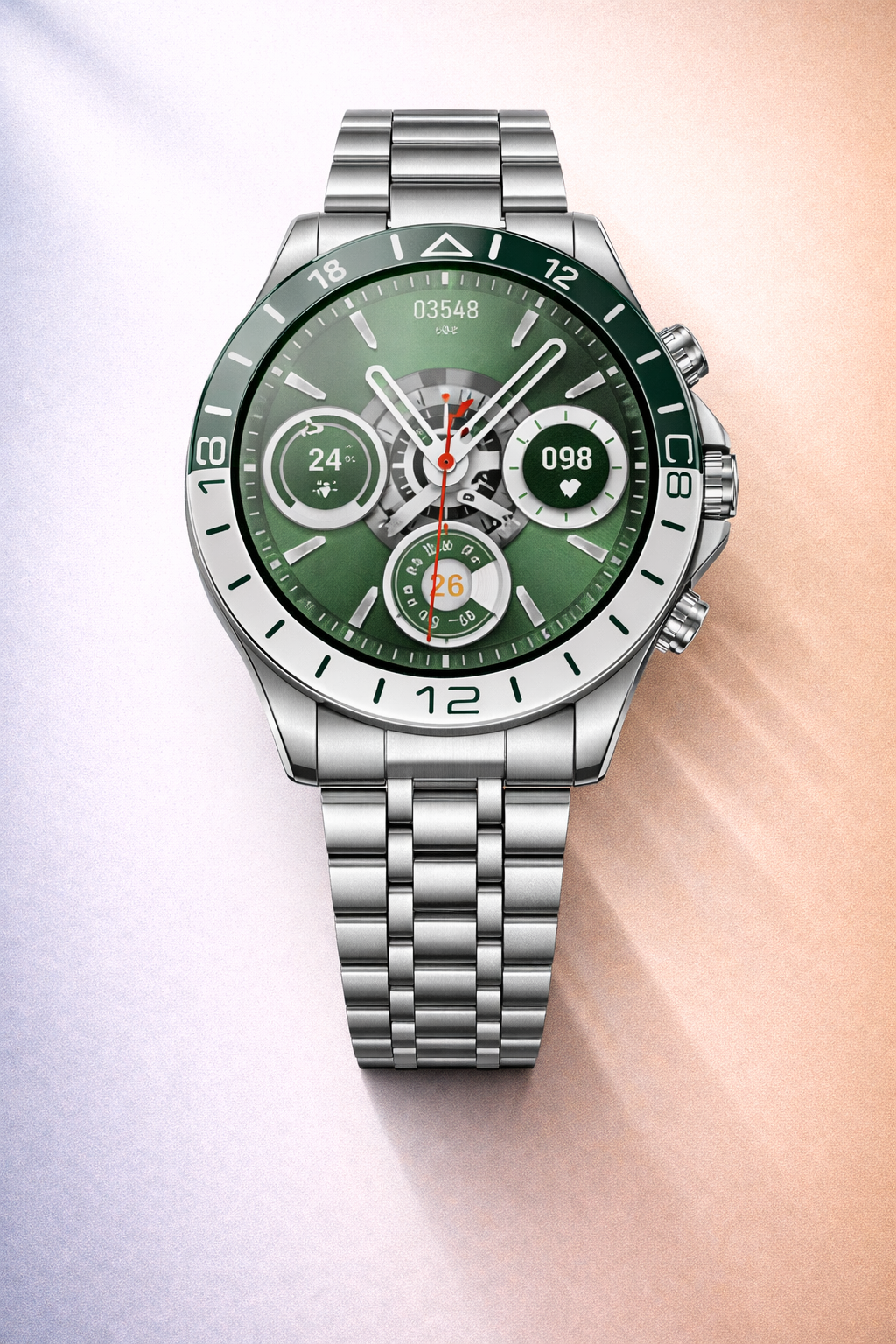 Elevate Your Performance With This Men’s Smart Sports Steel Fitness Watch Limited Edition