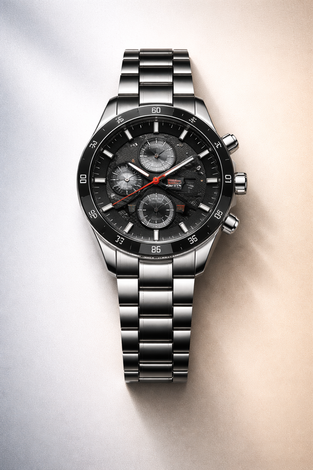 Own Your Presence With This Men’s Sports Luxury Steel Chronograph Exclusive Piece