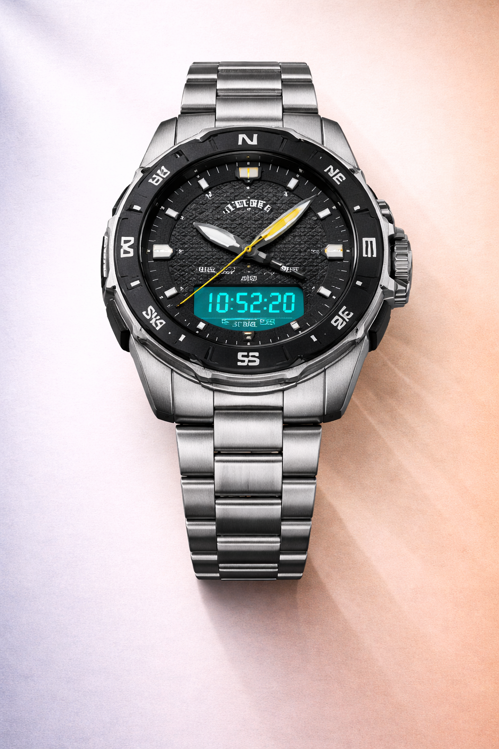 Own Your Presence With This Men’s Sports Luxury Steel Digital Watch Exclusive Piece