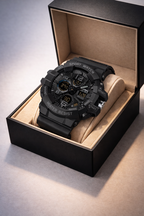 Conquer Every Moment With This Men’s Outdoor Sports Shockproof Digital Watch Limited Edition