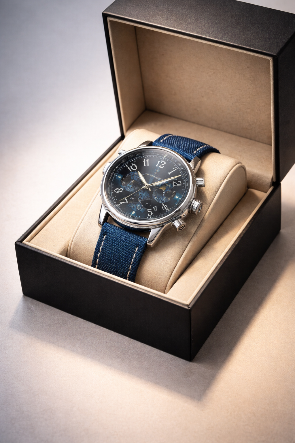 Command Respect With This Men’s Sports Luxury Chronograph Nylon Strap Watch Limited Edition