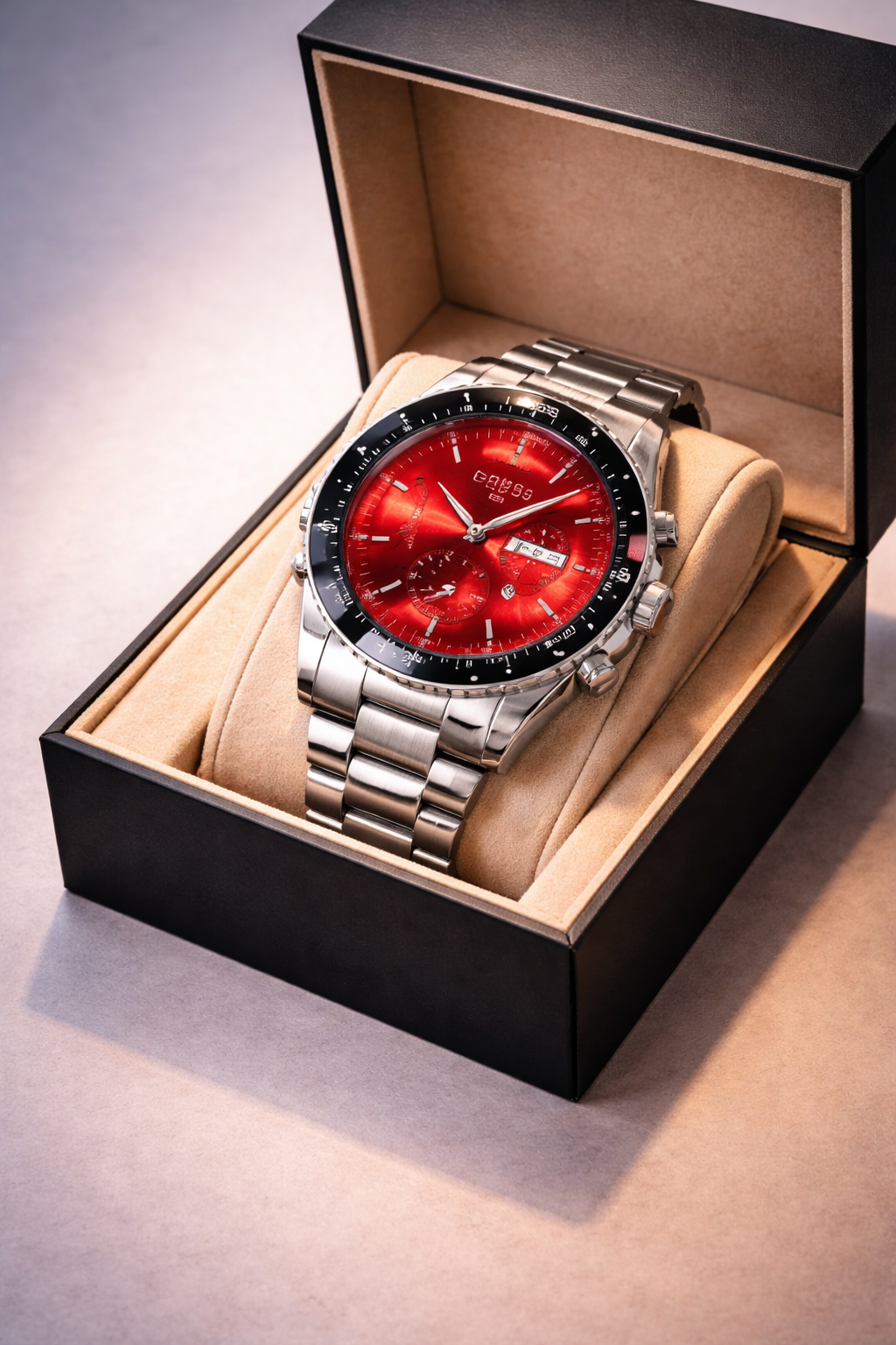 Command Attention With This Men’s Sports Luxury Steel Chronograph Watch Exclusive Piece