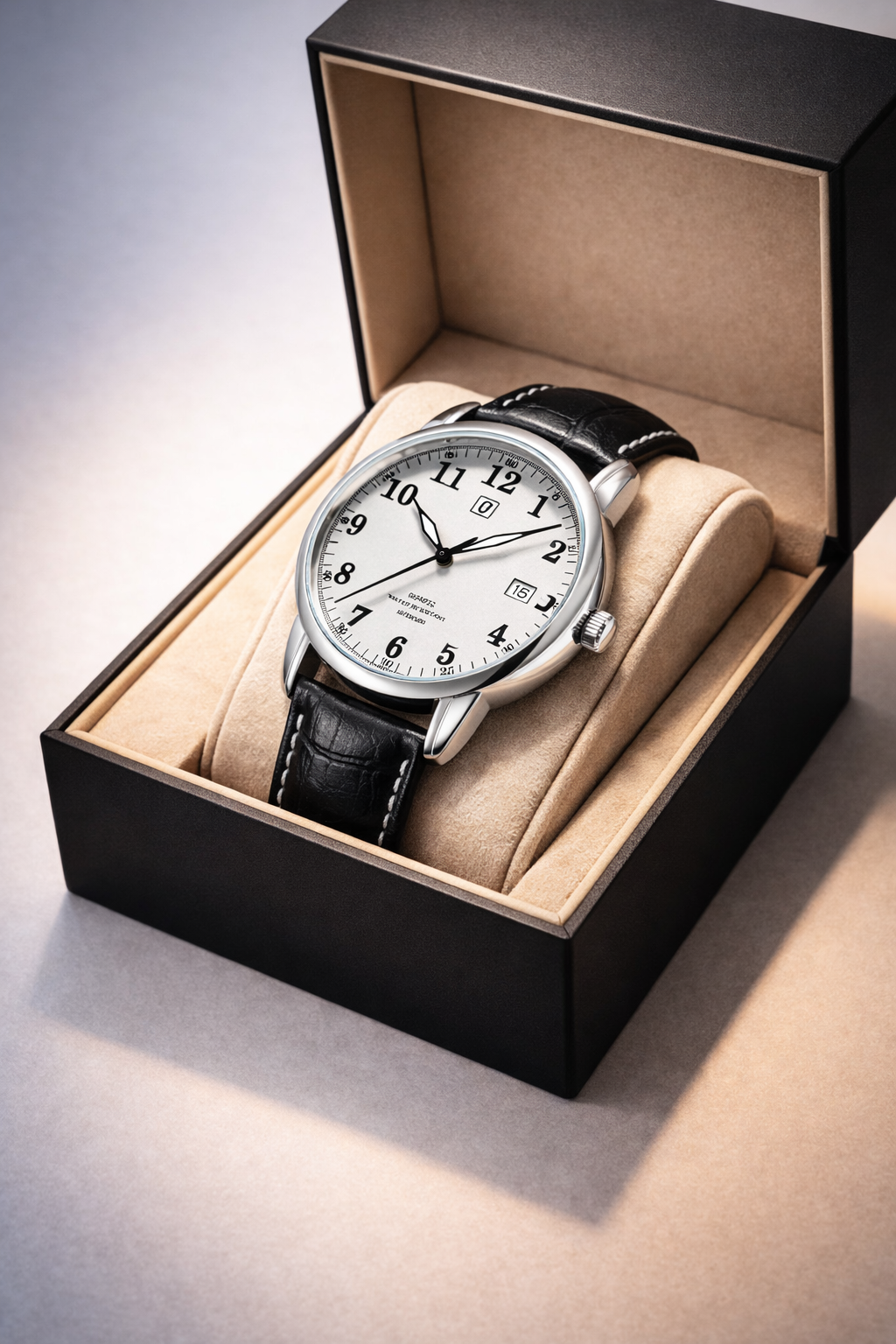 Elevate Your Presence With This Men’s Business Luxury Leather Date Watch Limited Edition