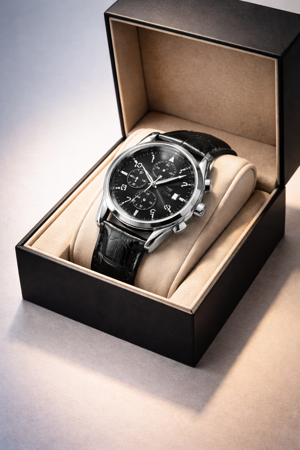 Dress Smarter With This Men’s Business Luxury Leather Chronograph Watch Exclusive Piece