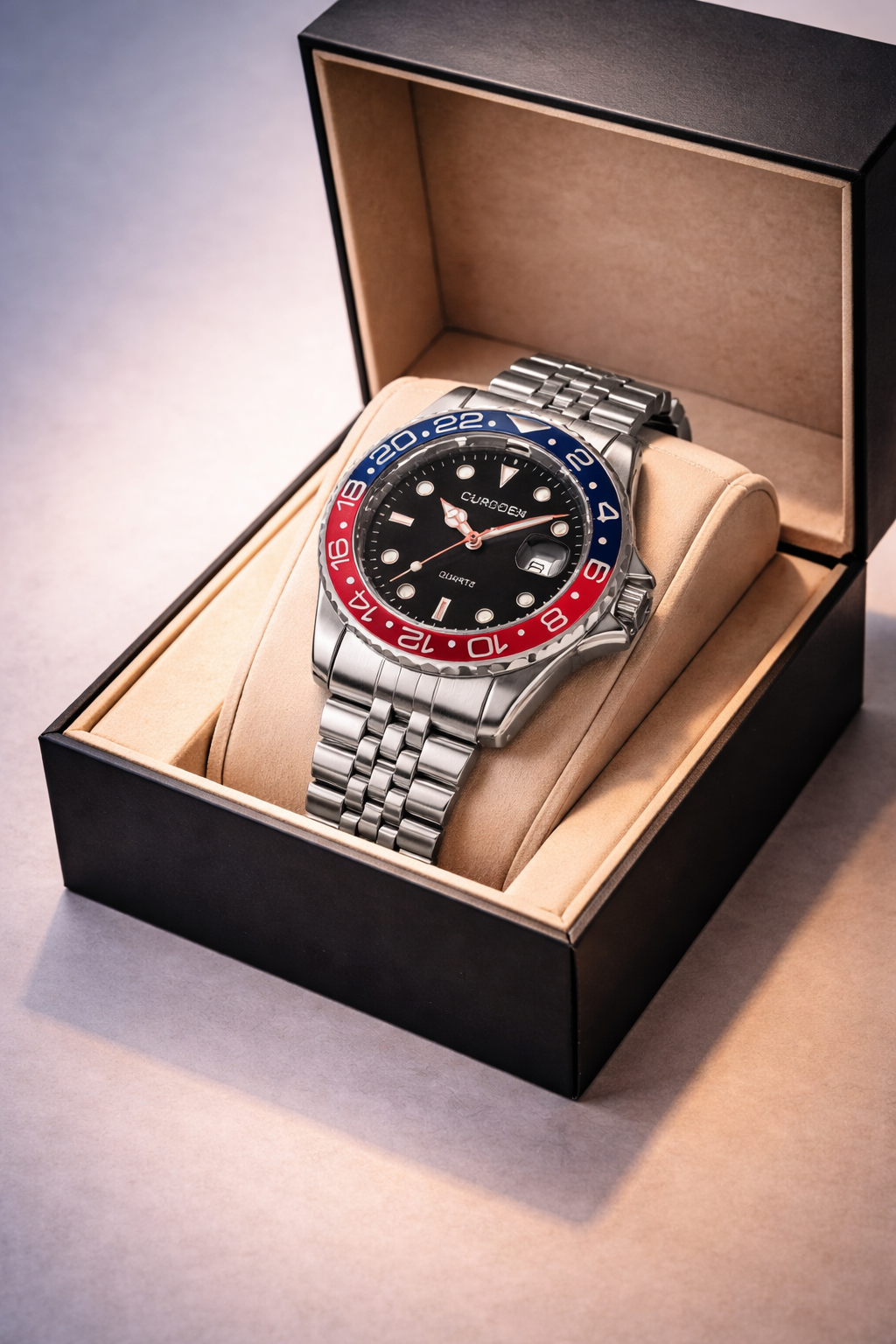 Stand Out With This Men’s Casual Fashion Steel Calendar Watch Limited Edition