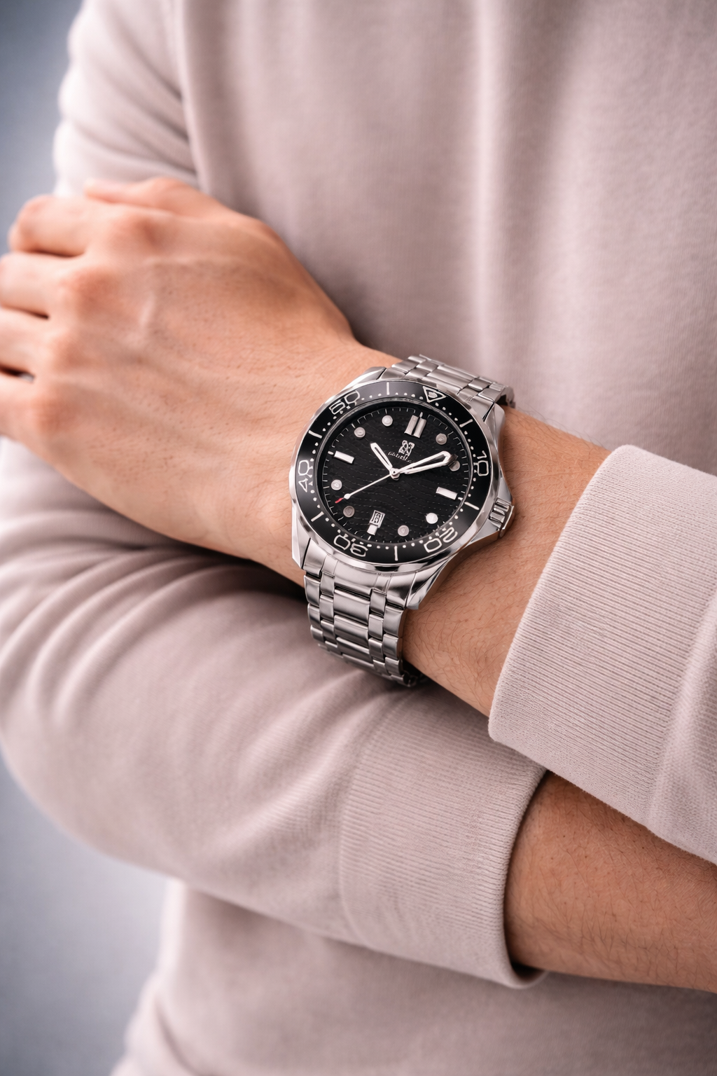 Own Your Presence With This Men’s Sports Luxury Steel Diving Watch Exclusive Piece
