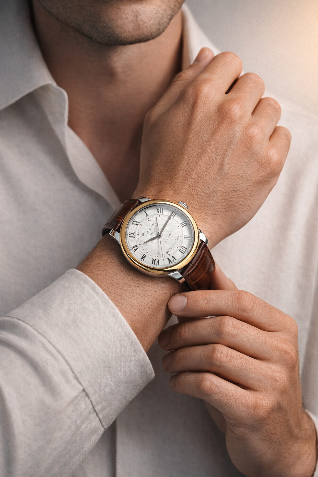 Rise In Confidence With This Men’s Luxury Automatic Leather Watch Limited Edition