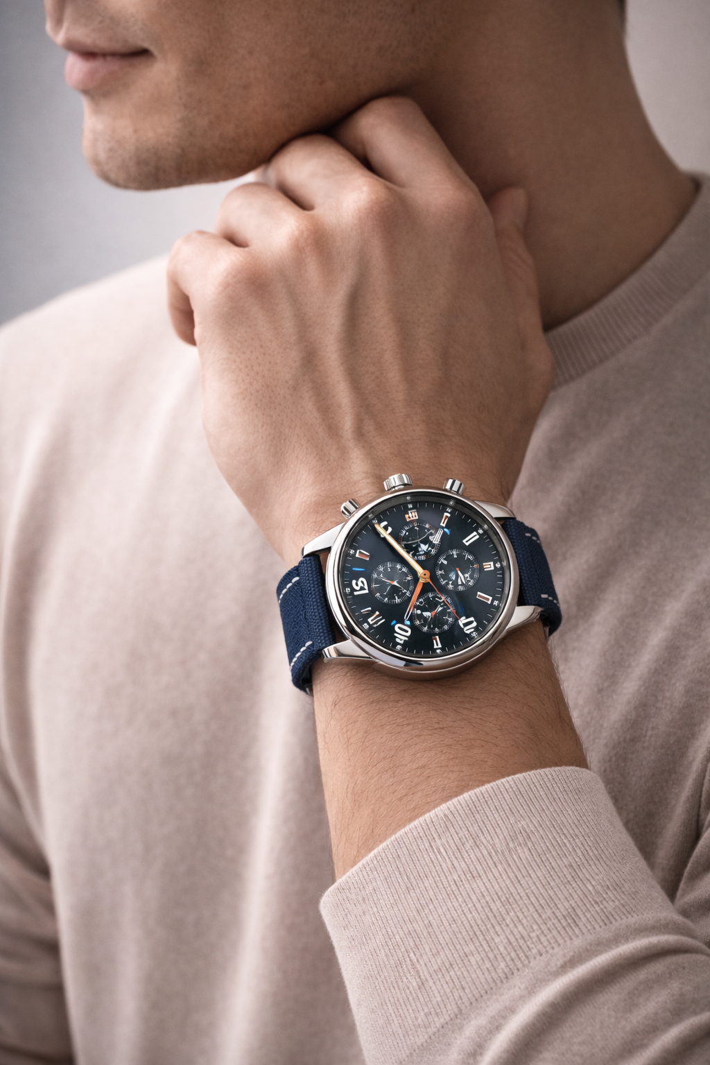 Command Respect With This Men’s Sports Luxury Chronograph Nylon Strap Watch Limited Edition