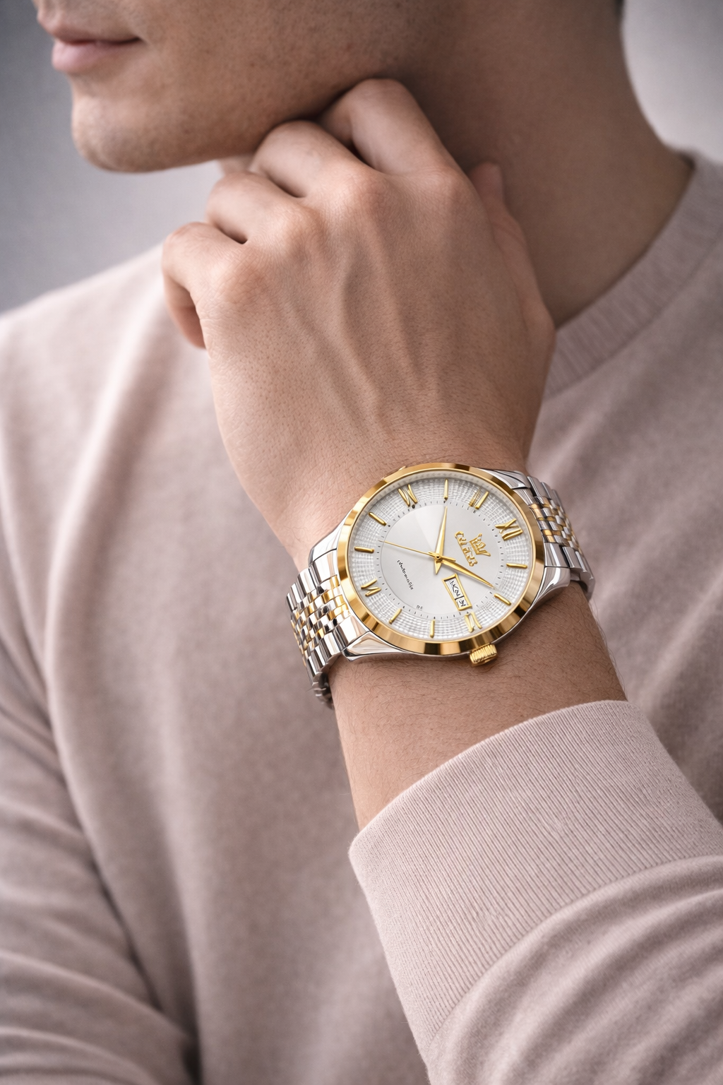 Shine With Confidence With This Men’s Luxury Automatic Day Date Watch Limited Edition