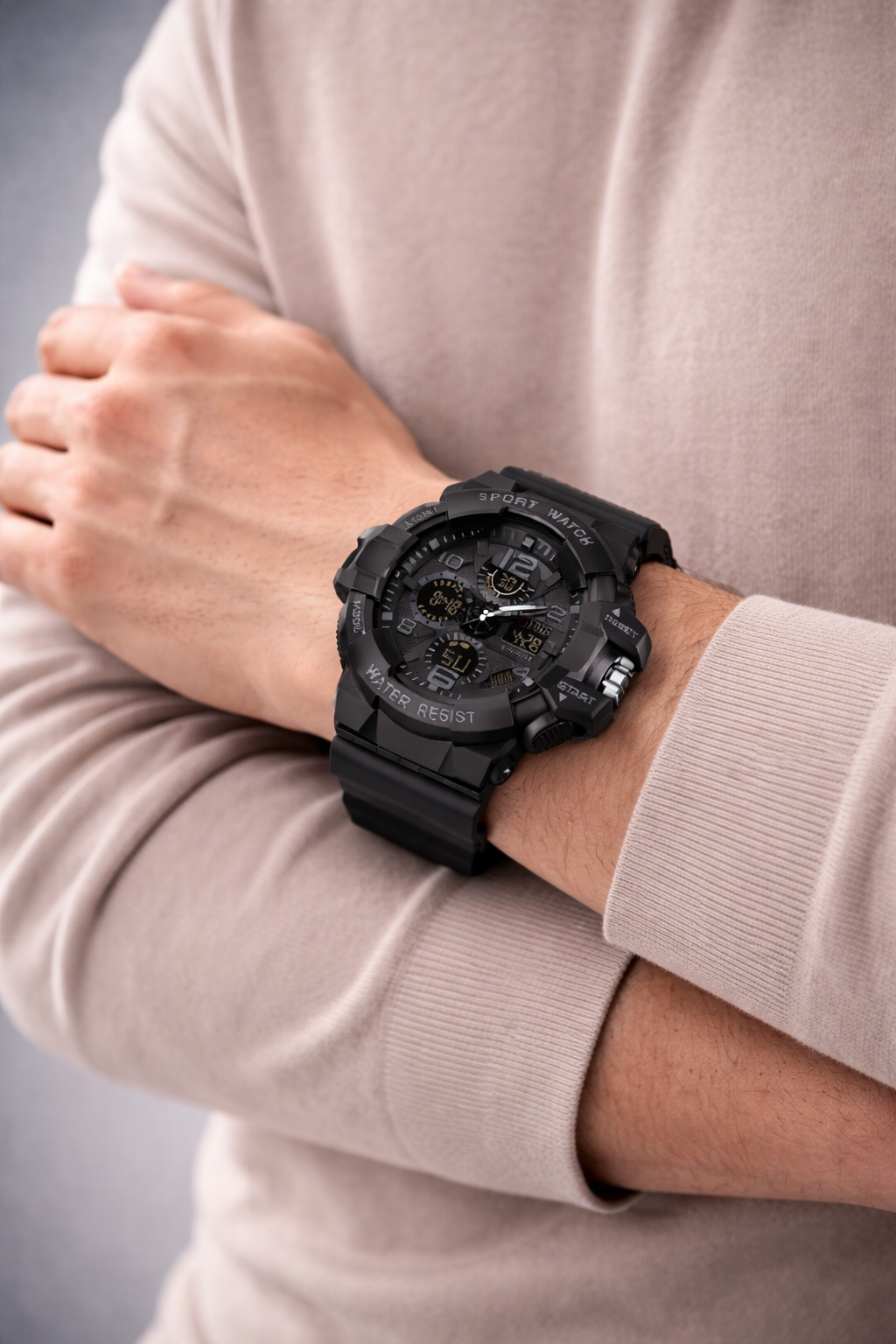 Conquer Every Moment With This Men’s Outdoor Sports Shockproof Digital Watch Limited Edition