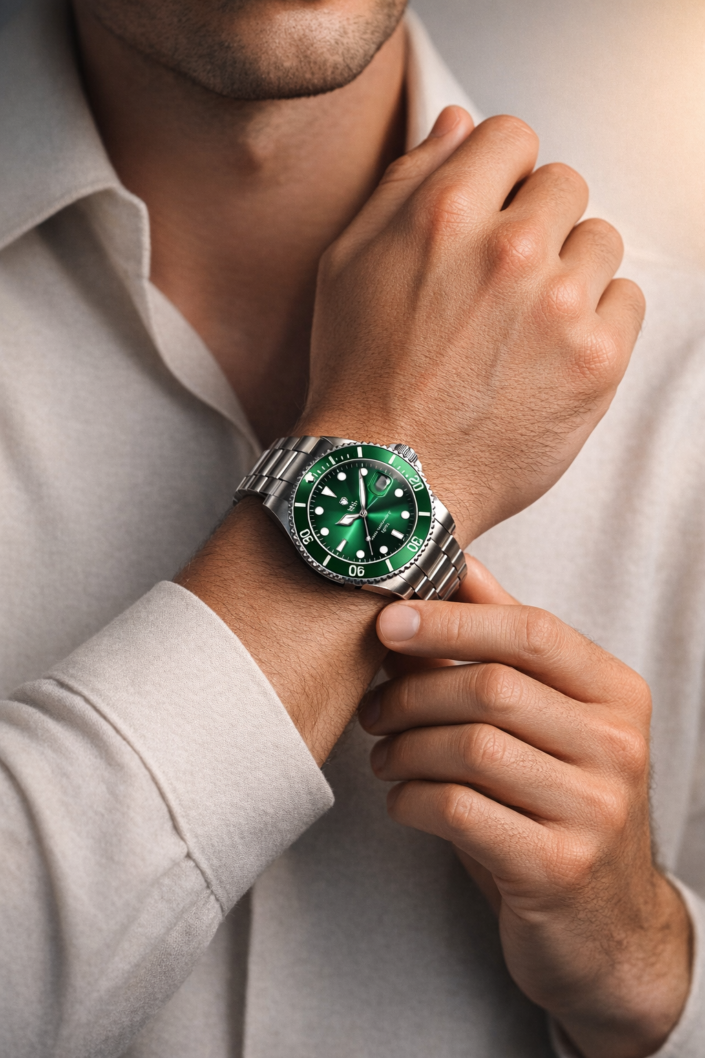 Stand Out Boldly With This Men’s Luxury Stainless Steel Diver Watch Only For A Few