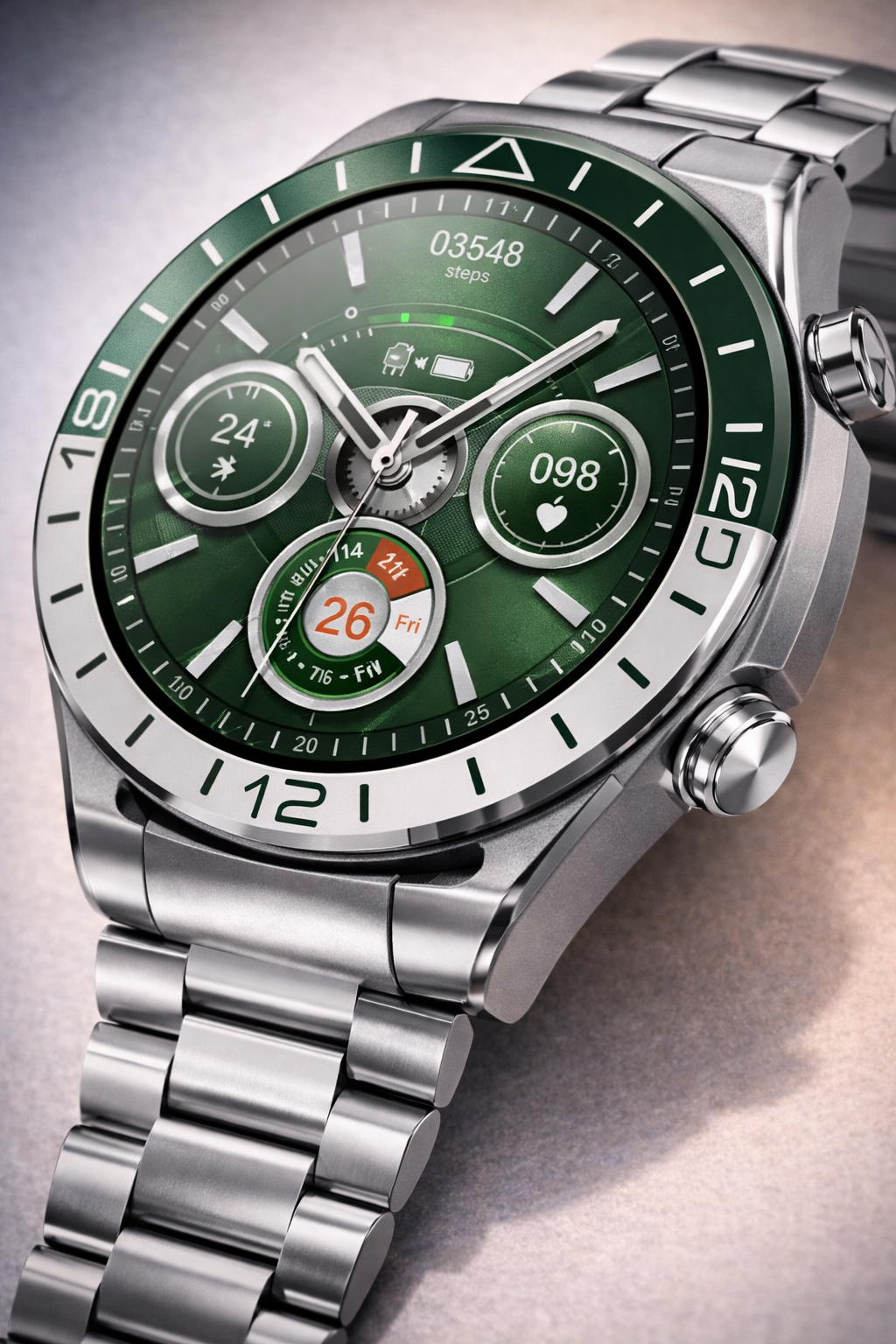 Elevate Your Performance With This Men’s Smart Sports Steel Fitness Watch Limited Edition