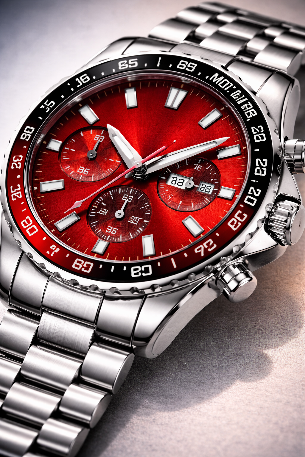 Command Attention With This Men’s Sports Luxury Steel Chronograph Watch Exclusive Piece