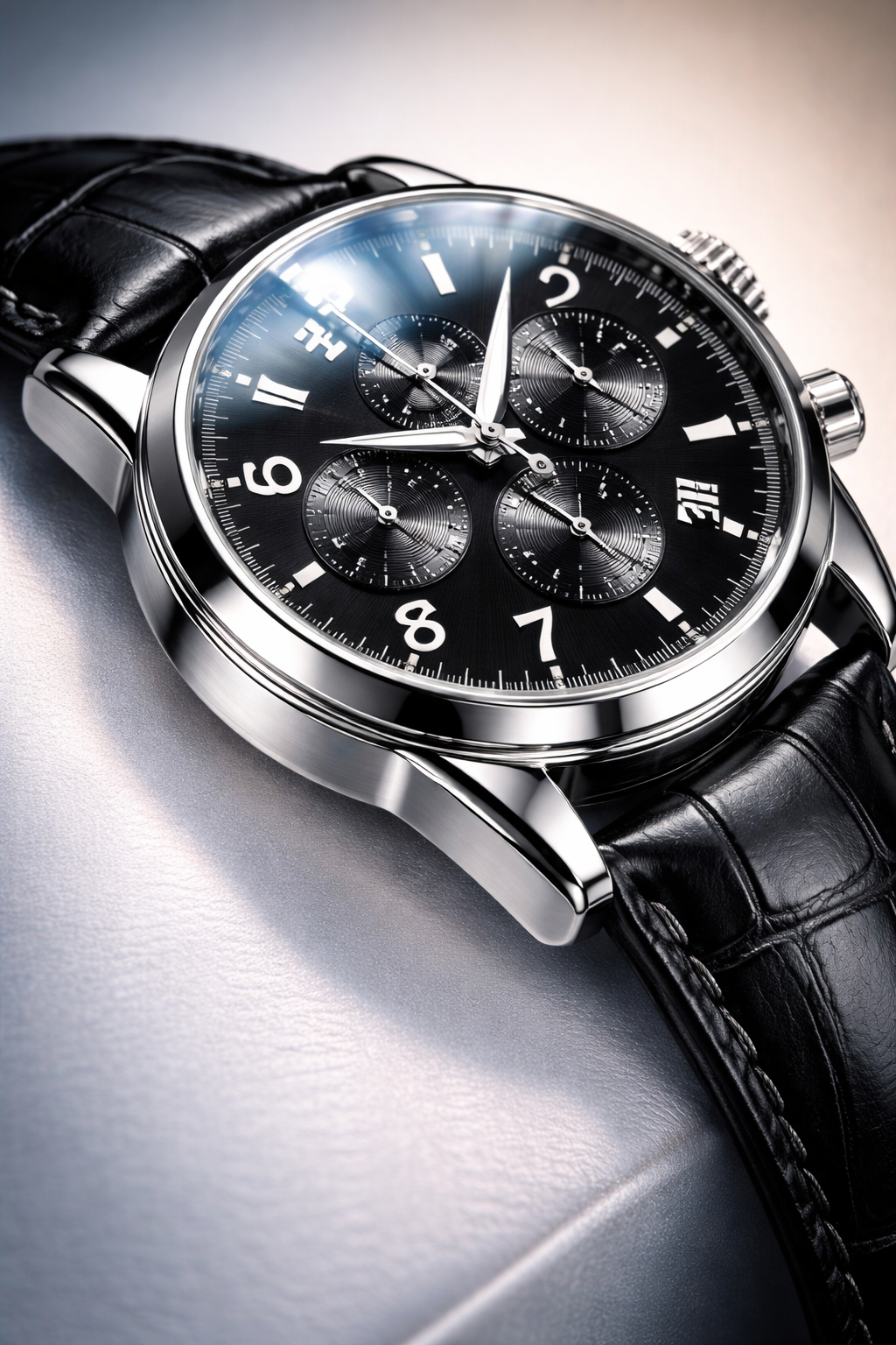 Dress Smarter With This Men’s Business Luxury Leather Chronograph Watch Exclusive Piece