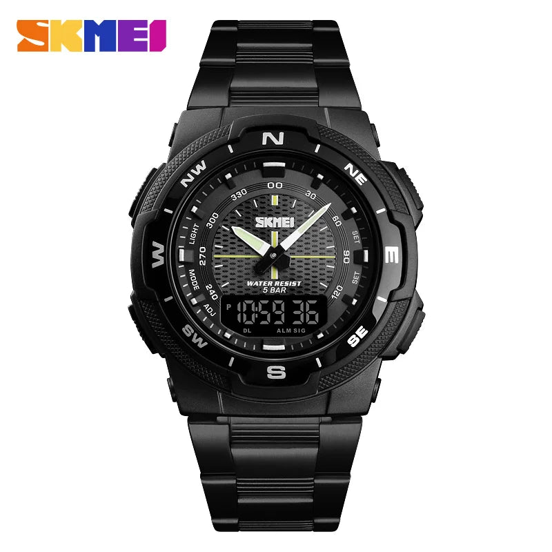 2025 Men Watch  Top Brand Luxury Business Waterproof Wrist Watch Men Fashion Quartz Sports Watches Stainless Steel Mens Watches