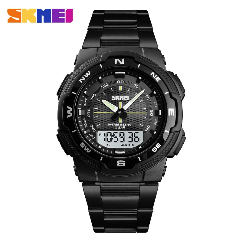 2025 Men Watch  Top Brand Luxury Business Waterproof Wrist Watch Men Fashion Quartz Sports Watches Stainless Steel Mens Watches