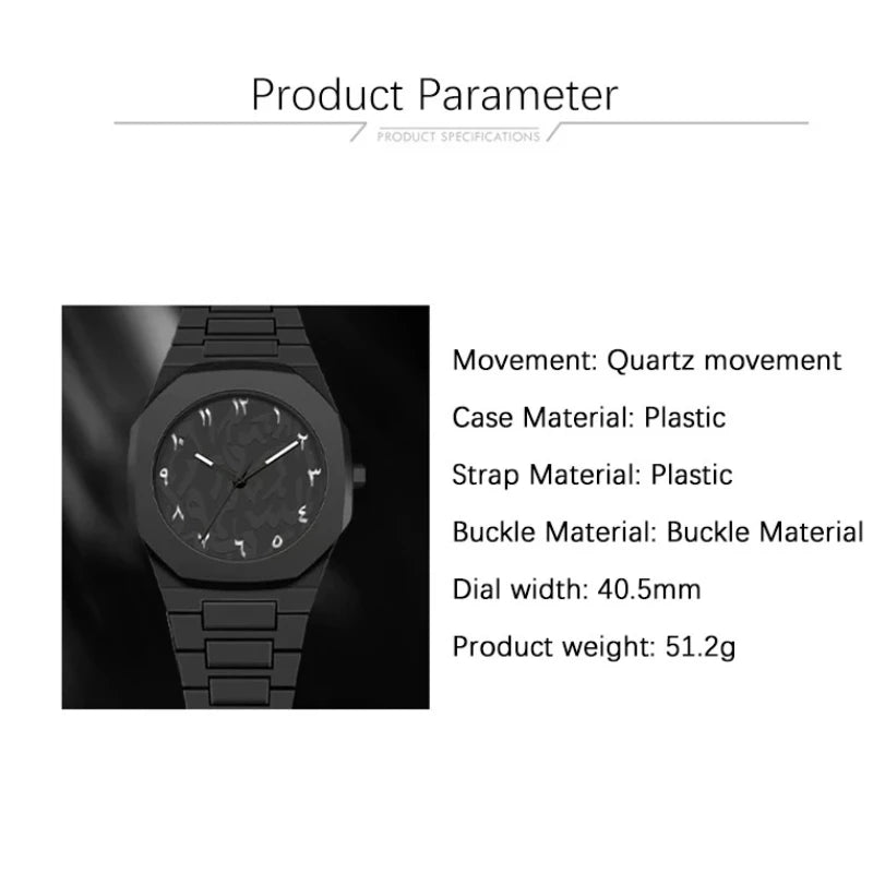 Business Watches for Men and Women Waterproof Plastic Wristbands Watch Fashionable Casual Quartz Wristwatches Relógio Masculino