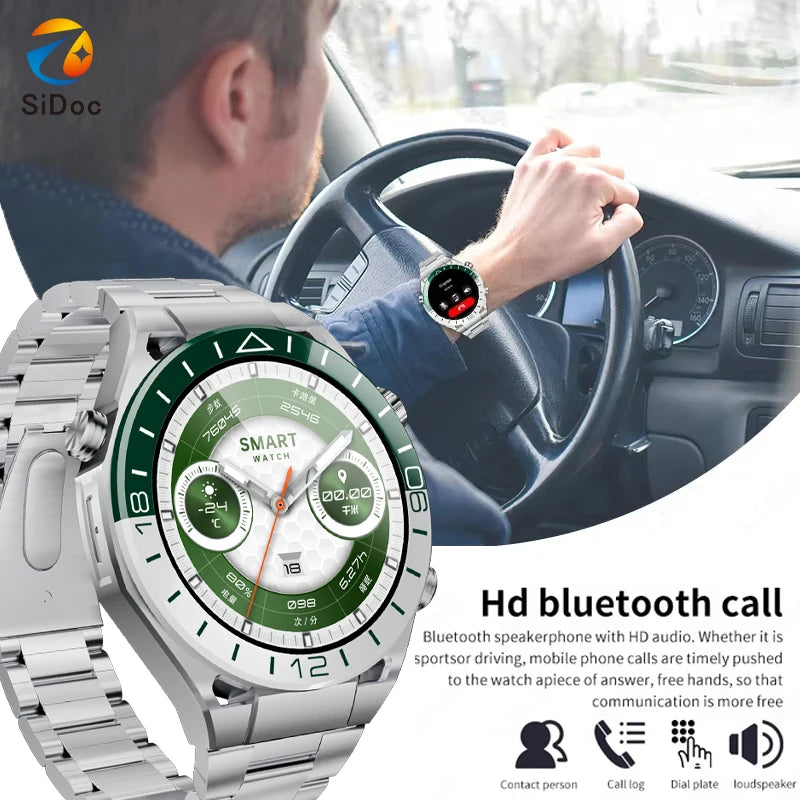 Military Smart Watches for Men 1.53"HD Fitness Watch 24/7 Heart Rate Sleep Monitor for Men Waterproof Smartwatch for Android iOS