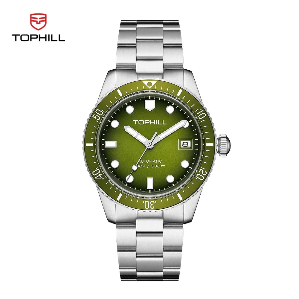 TOPHILL Mechanical watch Men's Watches  Business Watches NH35 Automatic Movement  watch Dive watch men