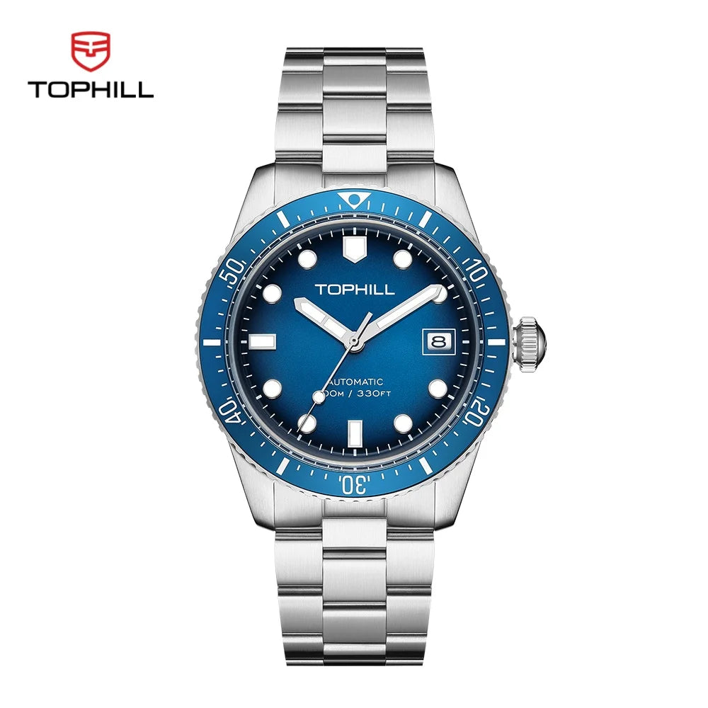 TOPHILL Mechanical watch Men's Watches  Business Watches NH35 Automatic Movement  watch Dive watch men