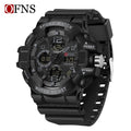 Men Outdoor Sport Watch Shockproof Waterproof LED Analog Digital Multifunction Big Dial Electronic Wristwatch G style Male Clock